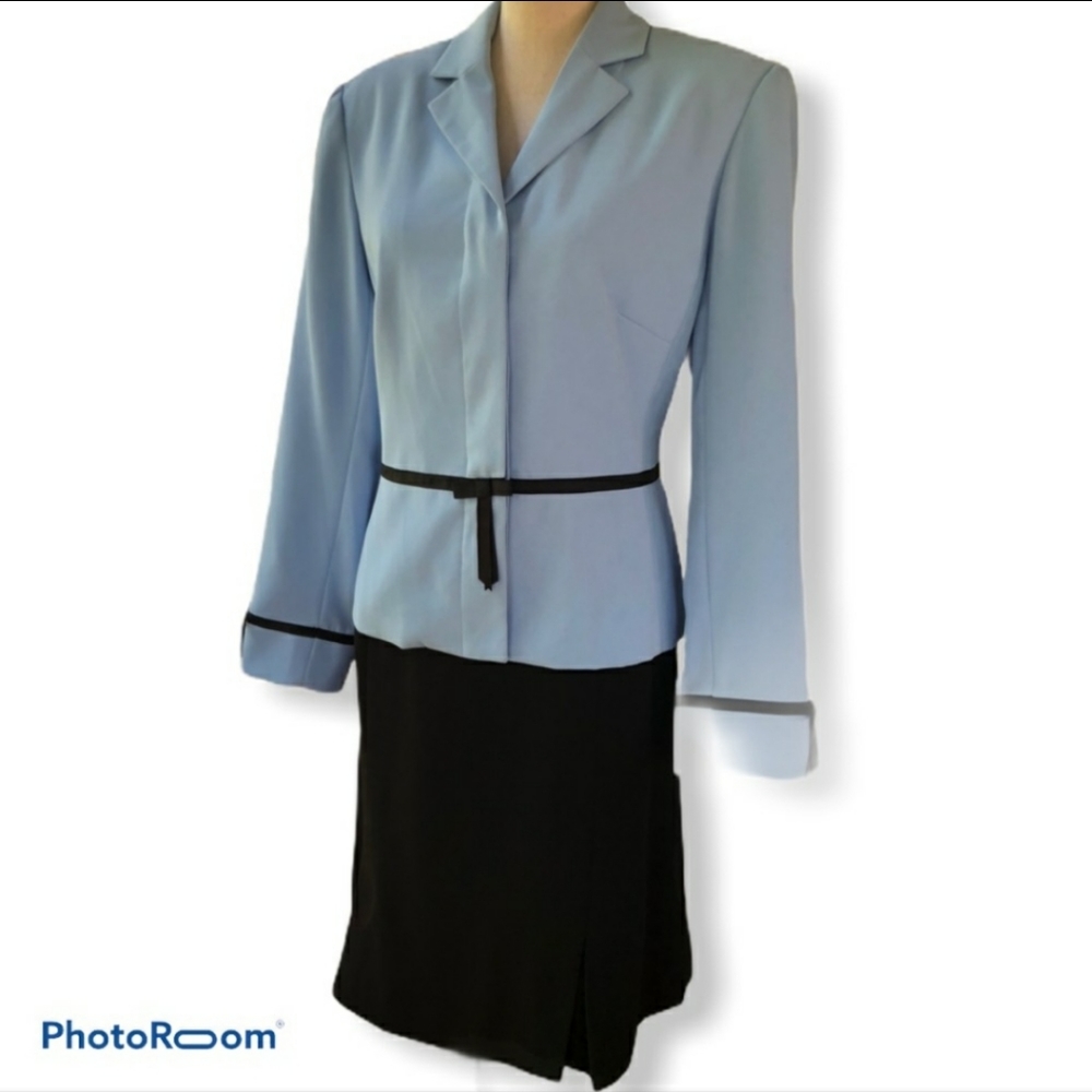 Worthington | Baby Blue Business Skirt Suit